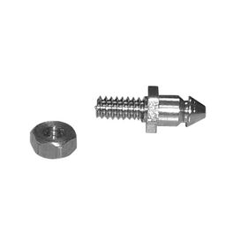 Stud with machine brass screw