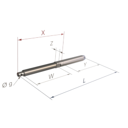 Simple threaded end left