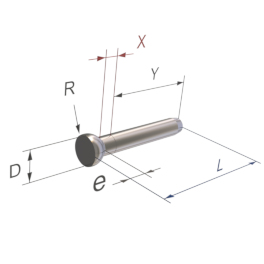 Short simple threaded fitting