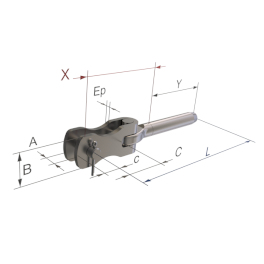 Embout Chape Articulée - Monotoron