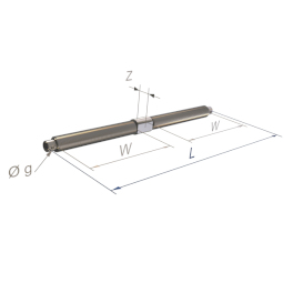 Double threaded terminal