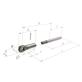 Short simple threaded fitting