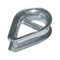 Cosses coeurs barrées inox 316L