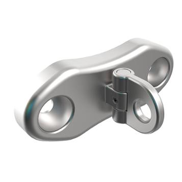 PONTET ARTICULÉ SUR EMBASE DOUBLE