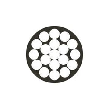 Cable 1 x 19 gaine PVC AISI 316
