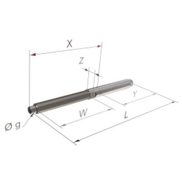 EMBOUT SIMPLE FIL UNF D 5/16-24 CA