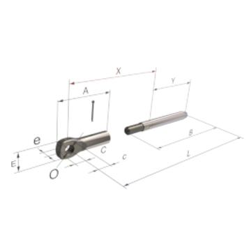 EMBOUT A OEIL DEMONT CA D07 COMPACT